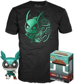 Set figurina si tricou - My Hero Academia - Deku with Helmet, M