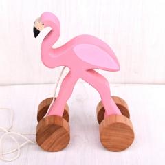 Jucarie de tras - Flamingo