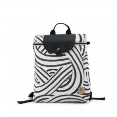 Rucsac - Urban, noduri alb-negru