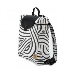 Rucsac - Urban, noduri alb-negru