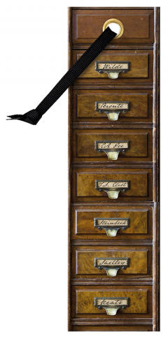 Semn de carte - Vintage - Drawers