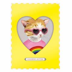 Tava decorativa-Berkley Bestiary Rainbow Kitten