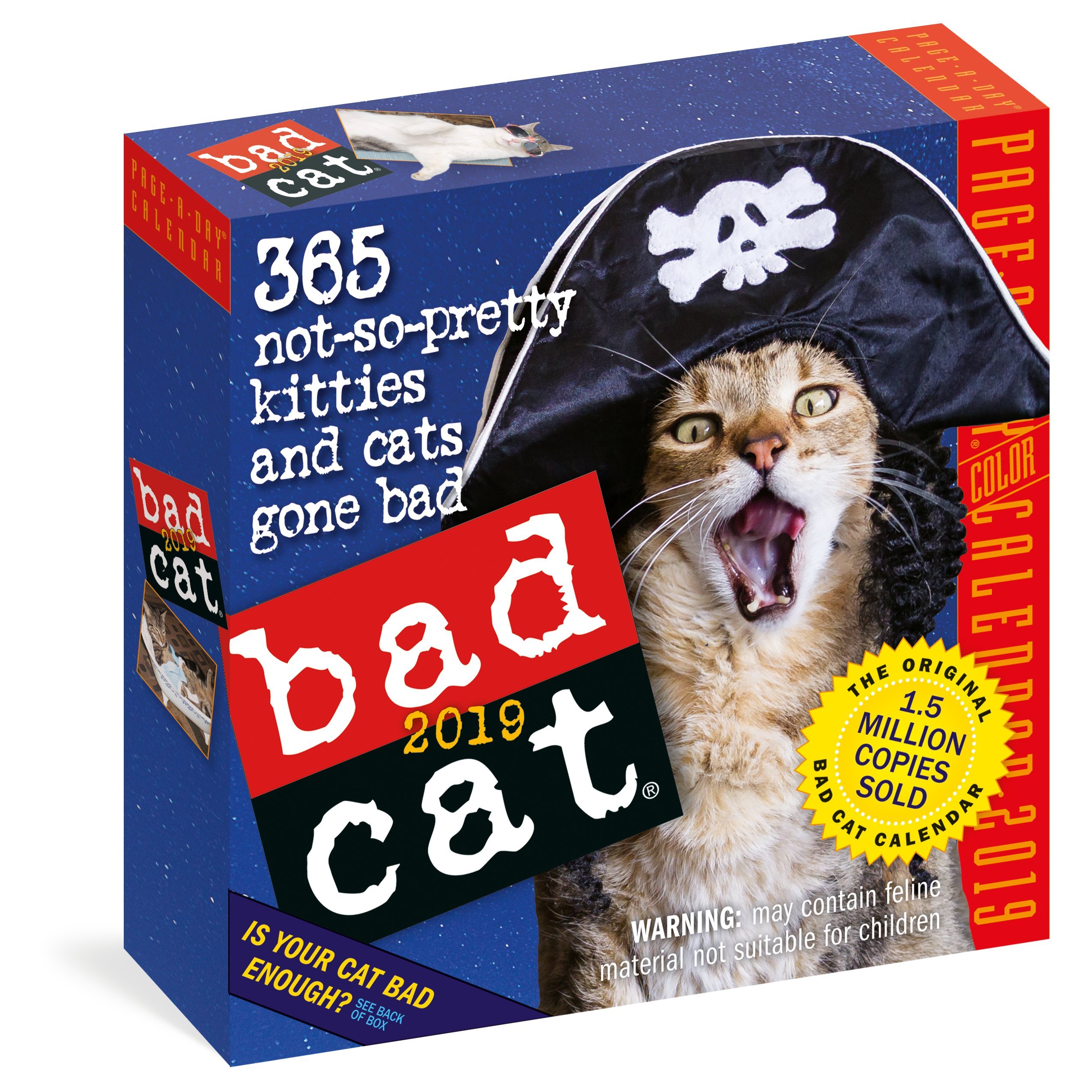 Calendar 2019 Bad Cat PageADay Workman Publishing