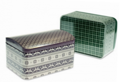 Cutie din metal - Winterstars - Verde