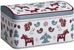 Cutie din metal - Winter Greetings - Blue