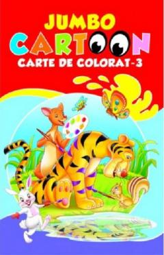 Jumbo Cartoon - Carte de Colorat-3