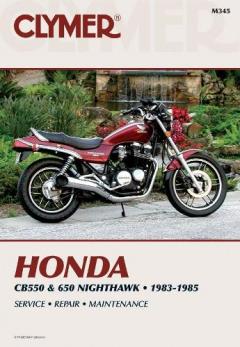 Coperta cărții Honda CB550 & 650 83-85