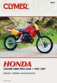 Coperta cărții Honda CR250-500R Pro-Link 81-87