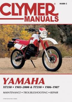 Coperta cărții Yamaha Xt350 And Tt350 1985-2000