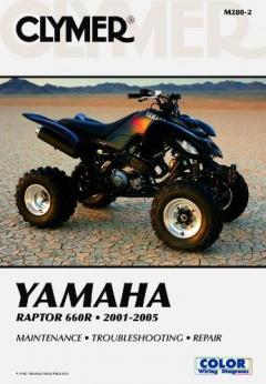 Coperta cărții Clymer Yamaha Raptor 660R 2001-20