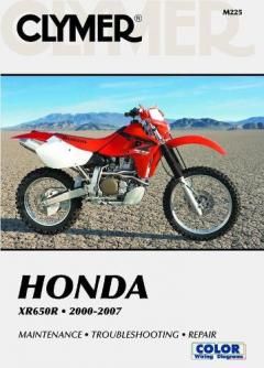 Coperta cărții Honda XR650R 2000-2007