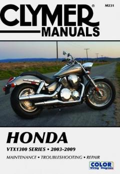 Coperta cărții Clymer Honda VTx1300 Series 2003-2009