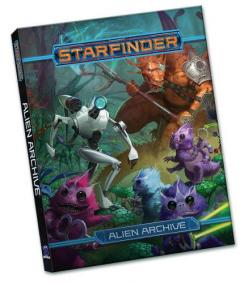 Coperta cărții Starfinder RPG Alien Archive Pocket Edition