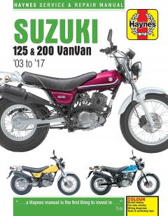 Coperta cărții Suzuki RV125/200 Vanvan
