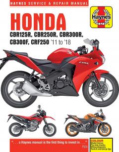 Honda CBR125R, CBR250R, CBR300R, CB300F and CRF250