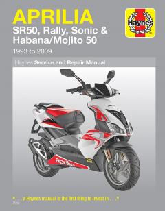 Coperta cărții Aprilia SR50, Rally, Sonic and Habana/Mojito Scooters