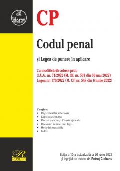 Codul penal si Legea de punere in aplicare