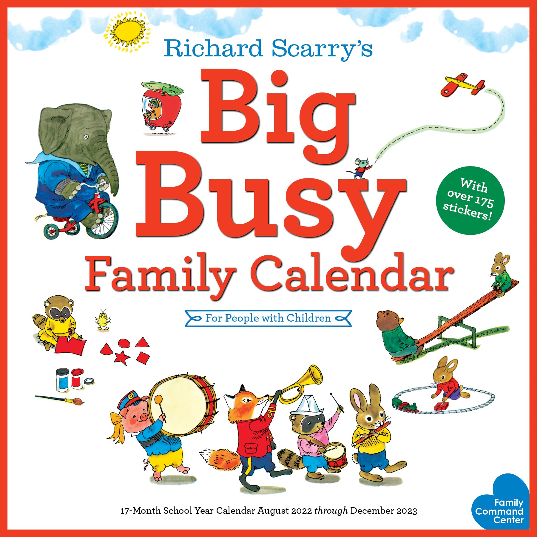 Calendar Richard Scarry Big Busy Family 2023 Workman Publishing