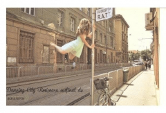 Carte postala - Dancing City - Timisoara - Model 1
