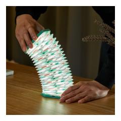 Lampa pliabila - Velvet Accordion - Blue Geometric