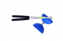 Joc de indemanare - Acrobat 105 - Rubber Diabolo, Blue