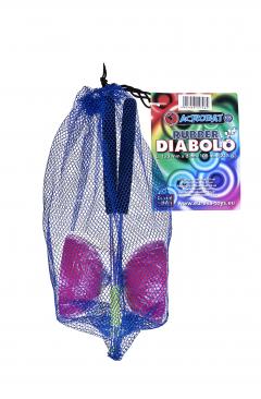 Joc de indemanare - Acrobat 105 - Rubber Diabolo, Pink