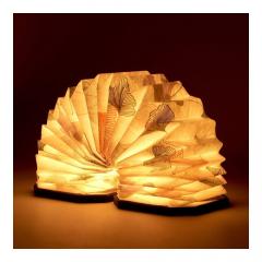 Lampa pliabila - Velvet Accordion - Green Gingko