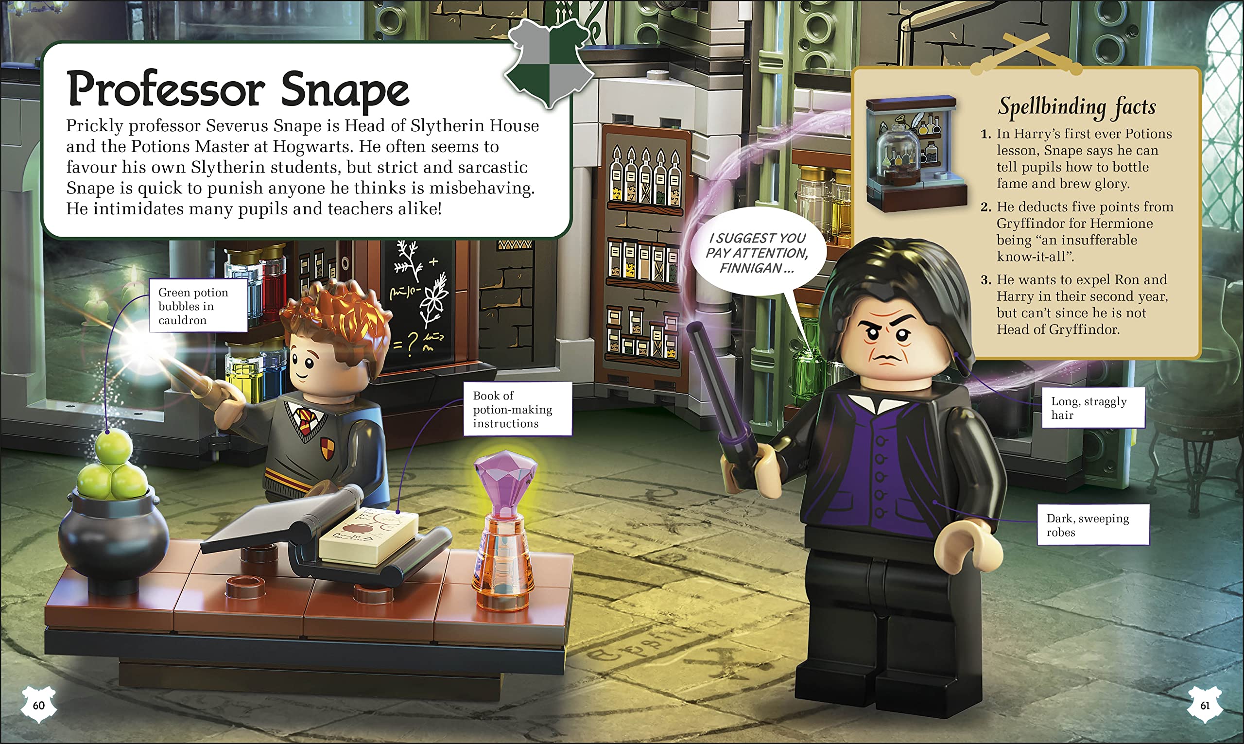 Guide　Spellbinding　to　Julia　Houses　Hogwarts　March　Potter　Harry　LEGO　A