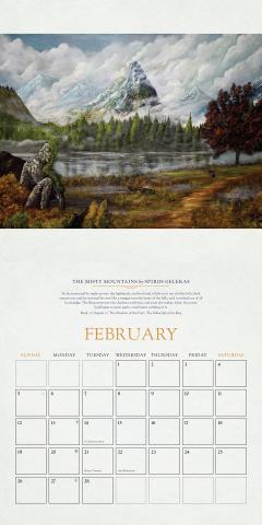 Calendar - Tolkien 2023