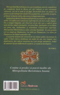 Amintiri despre Mitropolitul Bartolomeu Anania