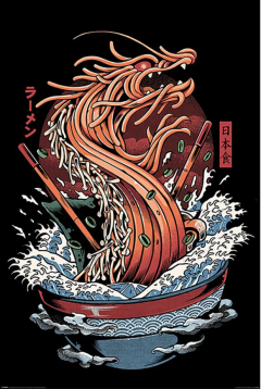 Poster - Maxi - Ilustrata - Dragon Ramen