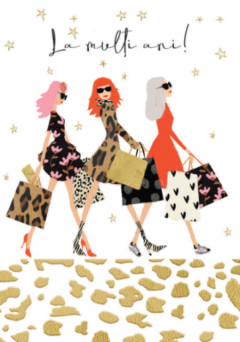 Felicitare - La multi ani - Fete cochete