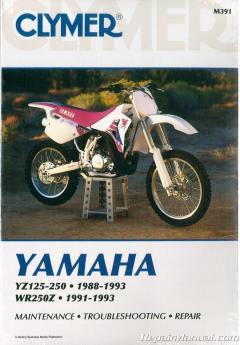 Coperta cărții Clymer Yamaha YZ125-250