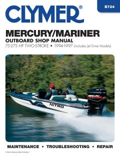 Coperta cărții Mercury/Mariner Outboard Shop Manual 75-275 HP, 1994-1997