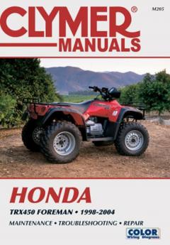 Coperta cărții Honda TRX450 Foreman 1998-2004
