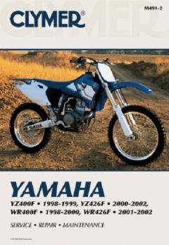 Coperta cărții Clymer Yamaha YZ400F