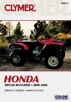 Coperta cărții Honda TRX350 Rancher 00-06
