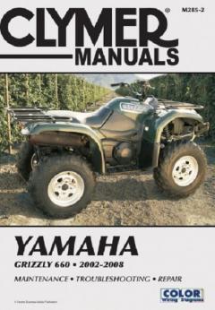 Coperta cărții Clymer Yamaha Grizzly 660 2002-20