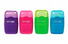 Ascutitoare dubla cu radiera - 6 culori