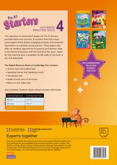 Pre A1 Starters 4 Student's Book with Answers with Audio with Resource Bank