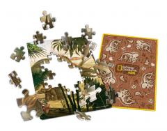 Puzzle 63 piese - National Geographic Kids - Triceratops