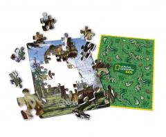 Puzzle 63 piese - National Geographic Kids - Tyrannosaurus Rex