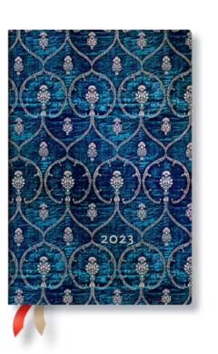 Agenda 2023 - 12-Month - Mini, Horizontal, Week-at-a-Time - Blue Velvet