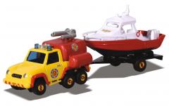 Masinuta - Pompierul Sam - Set Trailer Venus si Titan