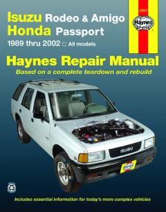 Coperta cărții Isuzu Rodeo, Amigo & Honda Passport (89 - 02)