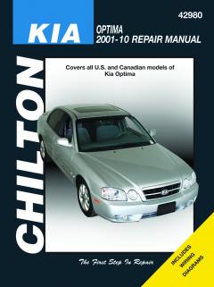 Coperta cărții Kia Optimia (Chilton)