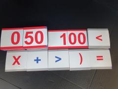 Set magnetic - Abac - Numere 0-100