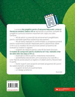 Ne pregatim pentru Evaluarea Nationala 2023. Limba si literatura romana. Clasa a VIII-a