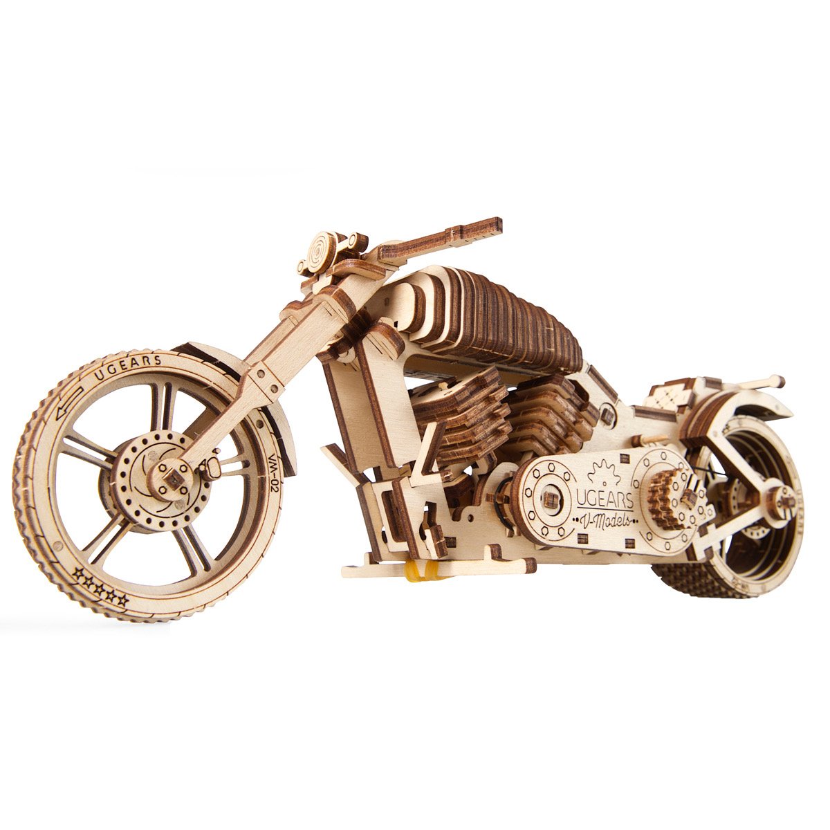 Puzzle 3D - Motocicleta VM-02 - Ugears