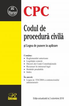 Codul de procedura civila 2018